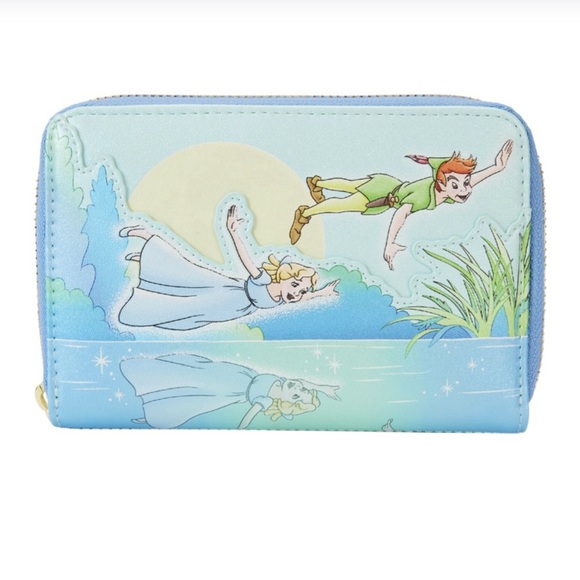 Loungefly Disney Peter Pan and Wendy You Can Fly Wallet - Picture 1 of 4